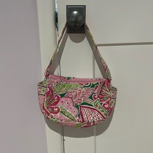 Vintage Vera Bradley Pink and Green Paisley Purse